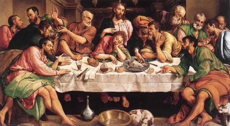 BASSANO, Jacopo The Last Supper ugkhk